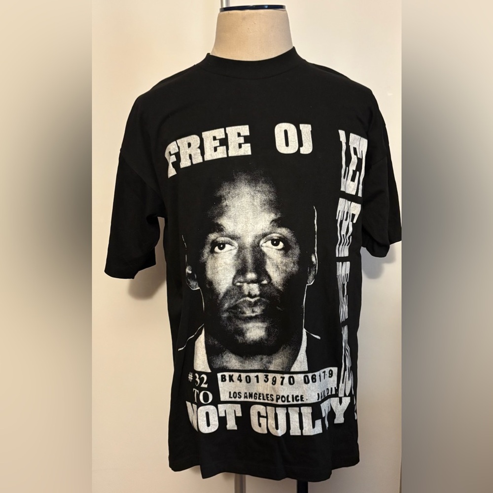 Classic Free OJ (Simpson) 1990s XL T-Shirt Don’t Squeeze the Juice!!